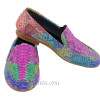 Snakeskin moccasins SH-22