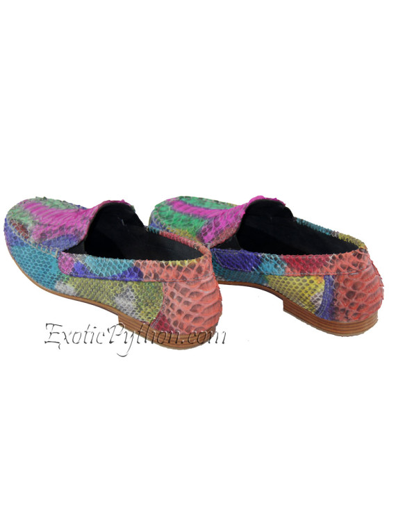 Snakeskin moccasins SH-22