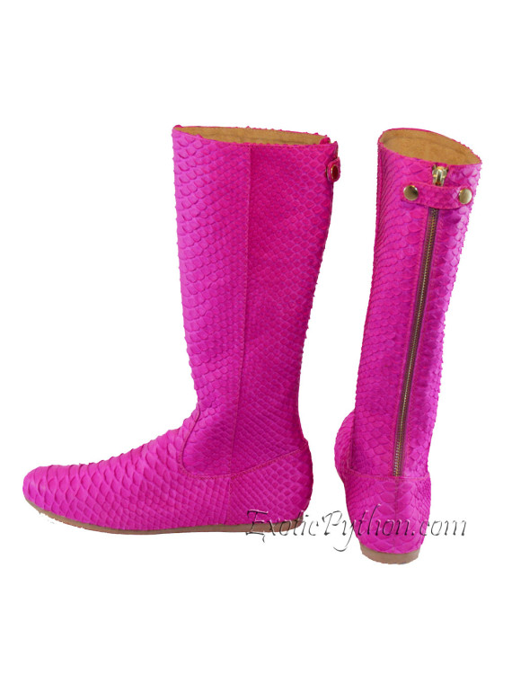 Snakeskin boots womens SH-34