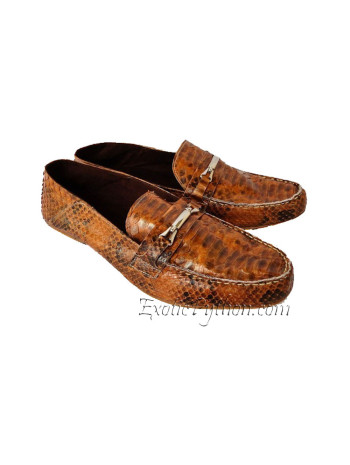 Snakeskin moccasins SH-12