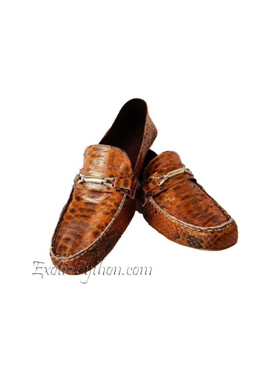 Snakeskin moccasins SH-12