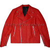 Mens snakeskin jacket red matt JK-27