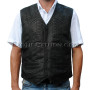 Snakeskin vest black matt JK-36