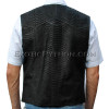 Snakeskin vest black matt JK-36