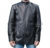Snakeskin jacket black shiny JK-37