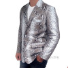 Mens snakeskin jacket natural motive JK-6