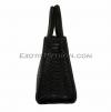 Python handbag classic black matte bg-213