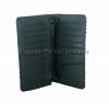 Python leather wallet black matt WA-64