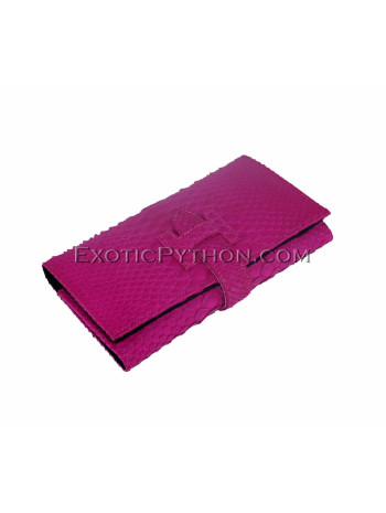 Snakeskin wallet fuchsia matt WA-65