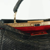 Black python bag BG-222