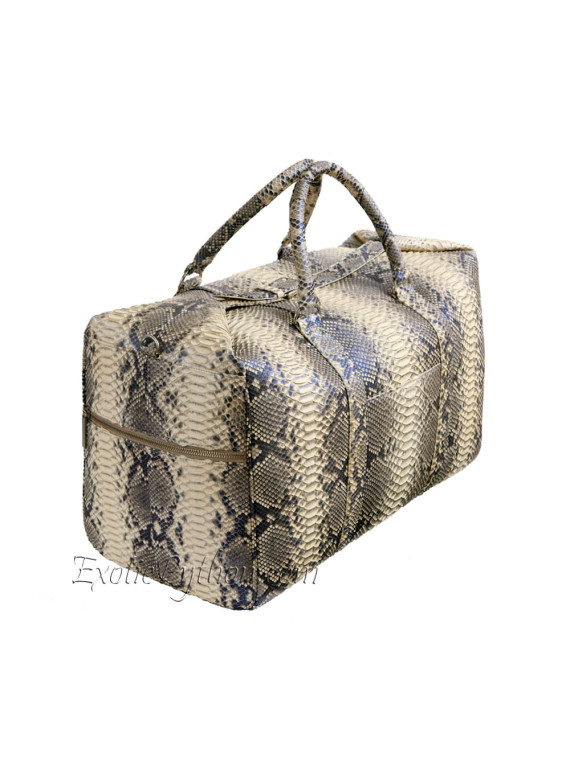 Snakeskin travel bag BG-173