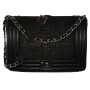 Snakeskin crossbody bag classic black CL-21