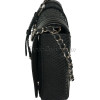 Snakeskin crossbody bag classic black CL-21