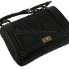 Snakeskin crossbody bag classic black CL-21