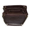 Lizard skin bag brown shiny BG-185