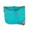 Snakeskin purse light blue CL-202