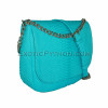 Snakeskin purse light blue CL-202