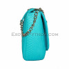 Snakeskin purse light blue CL-202