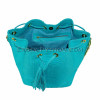 Snakeskin crossbody bag light blue CL-204