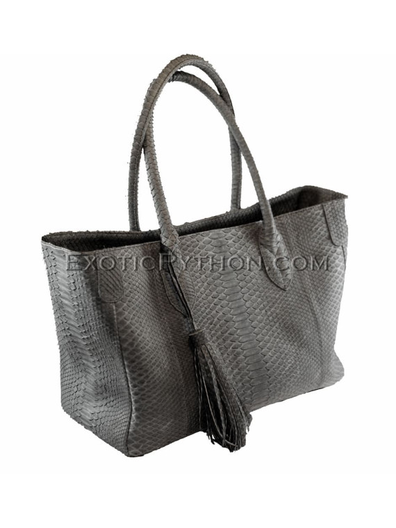 Python skin bag classic grey BG-12