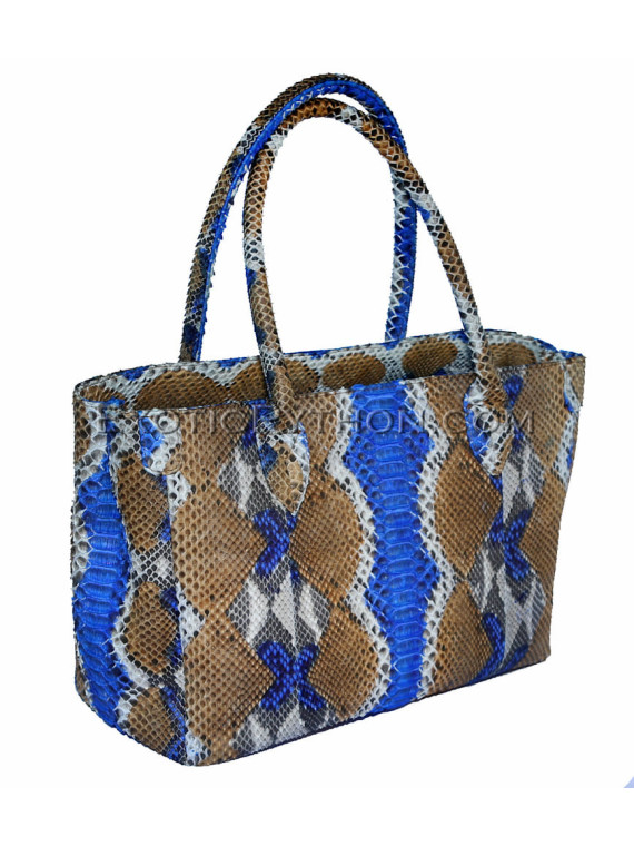 Python skin bag multicolor BG-10