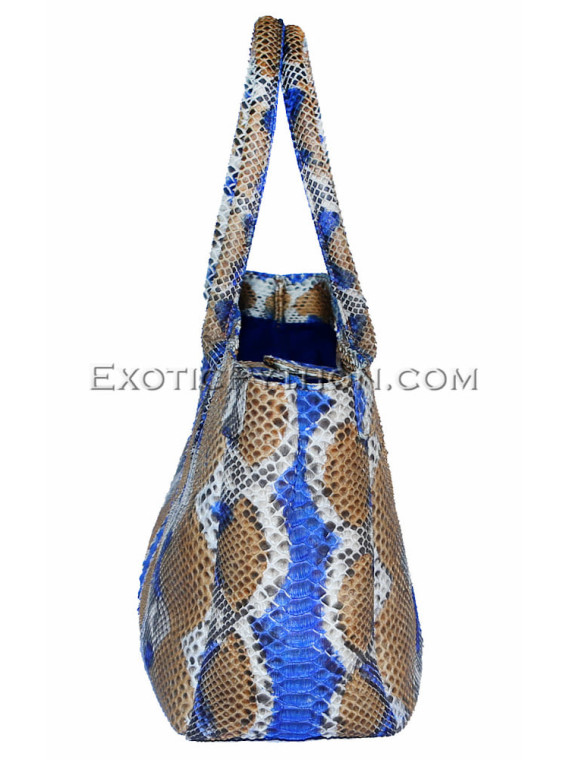 Python skin bag multicolor BG-10