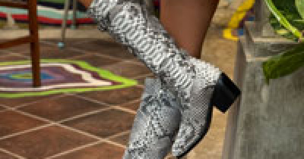 Scuffed Python Skin Boots Snakeskin Shoes | Men’s Python Skin Cowboy Boots| Exotic Python