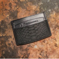 Snakeskin Card Holder