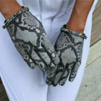 Snakeskin Gloves