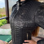 Women's Dragon Python Leather Jacket JT-127 