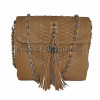 Snakeskin crossbody bag CL-52