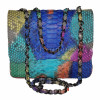 Multicolor snakeskin purse CL-49