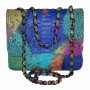 Multicolor snakeskin purse CL-49