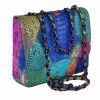 Multicolor snakeskin purse CL-49