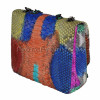 Multicolor snakeskin purse CL-49