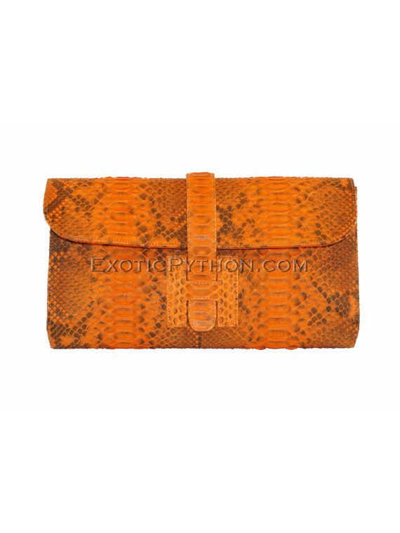 Snake leather clutch CL-69