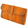 Snake leather clutch CL-69