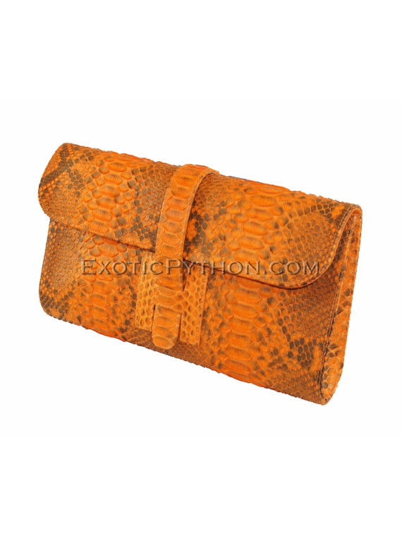 Snake leather clutch CL-69