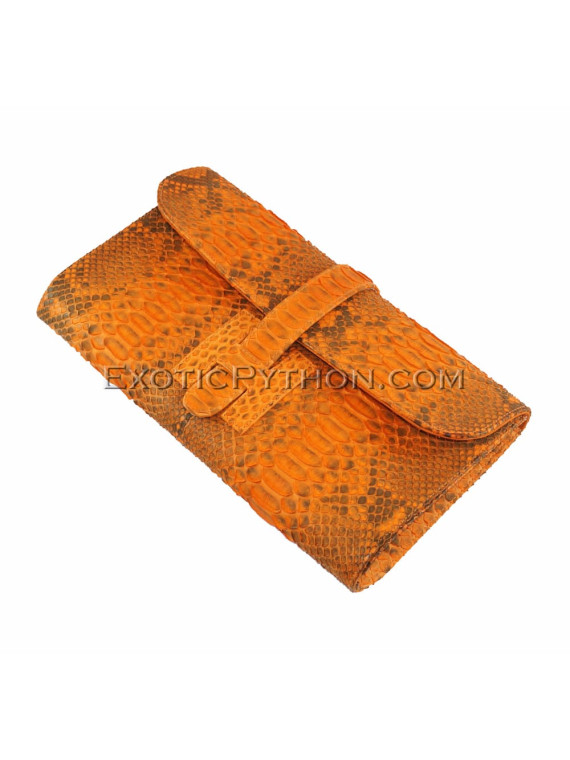 Snake leather clutch CL-69