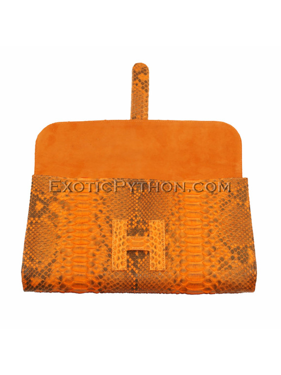 Snake leather clutch CL-69