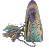 Multicolor snakeskin purse CL-82