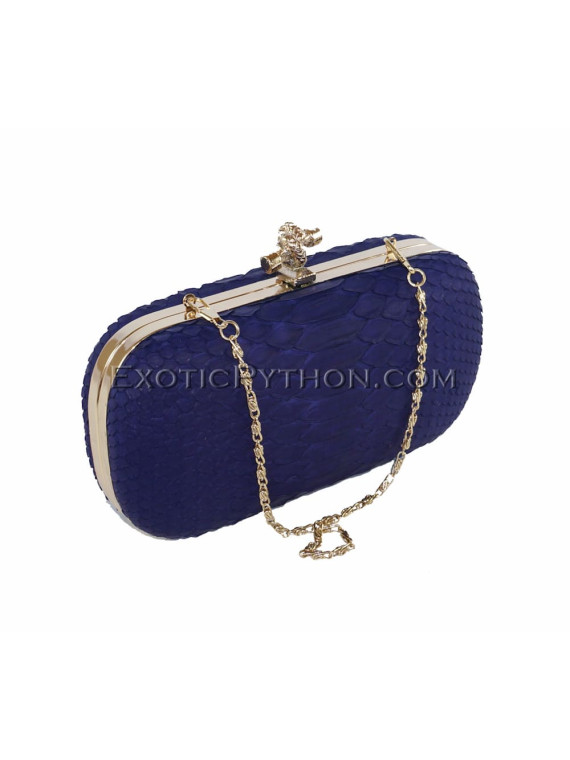 Snake leather clutch CL-81