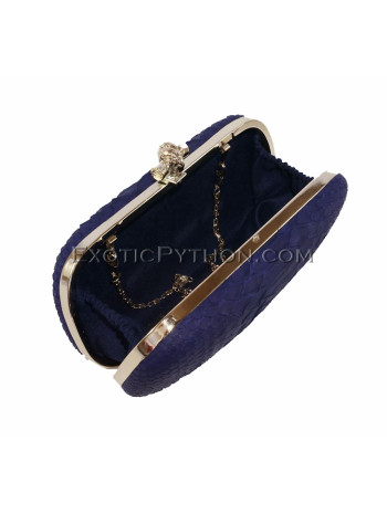 Snake leather clutch CL-81