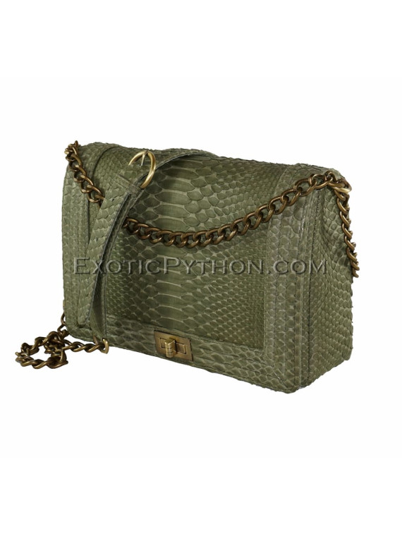 Snakeskin crossbody bag CL-85