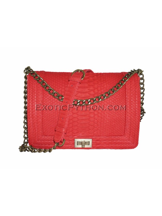 Snakeskin crossbody bag CL-108