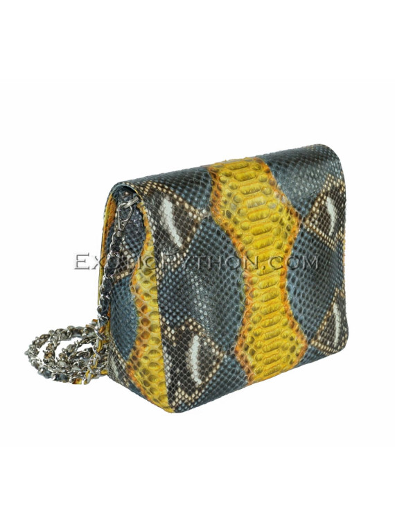 Multicolor snakeskin purse CL-110