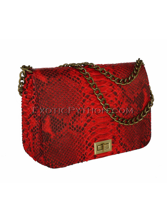 Snakeskin crossbody bag CL-116