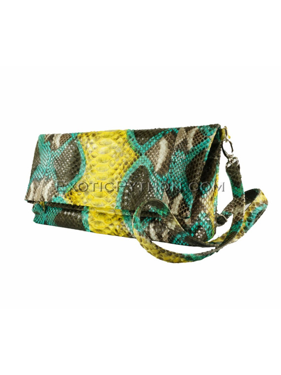 Multicolor snakeskin purse CL-135