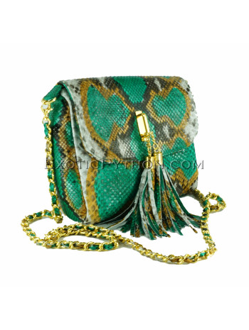 Multicolor snakeskin purse CL-136