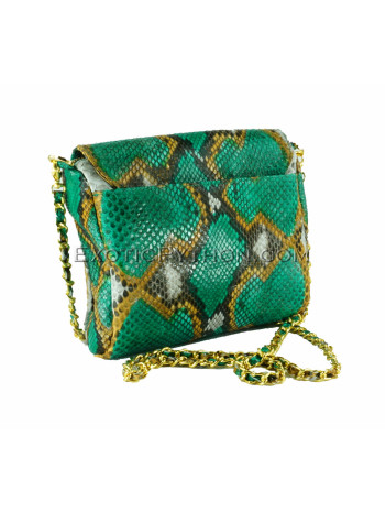 Multicolor snakeskin purse CL-136